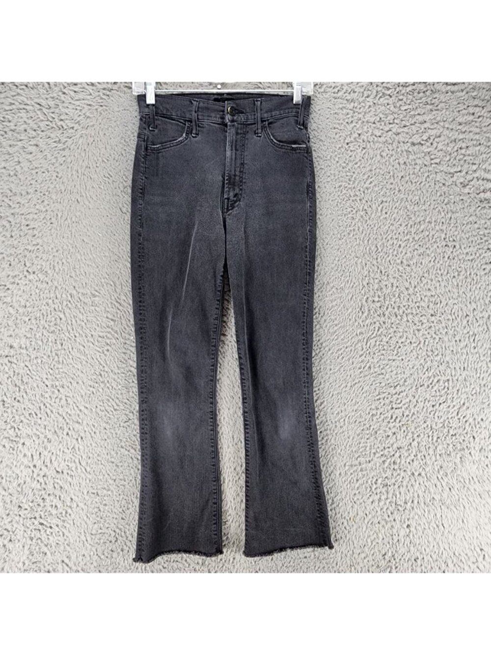 Mother Jeans Womens 25 Black Stretch Denim The Hustler Ankle *Read*